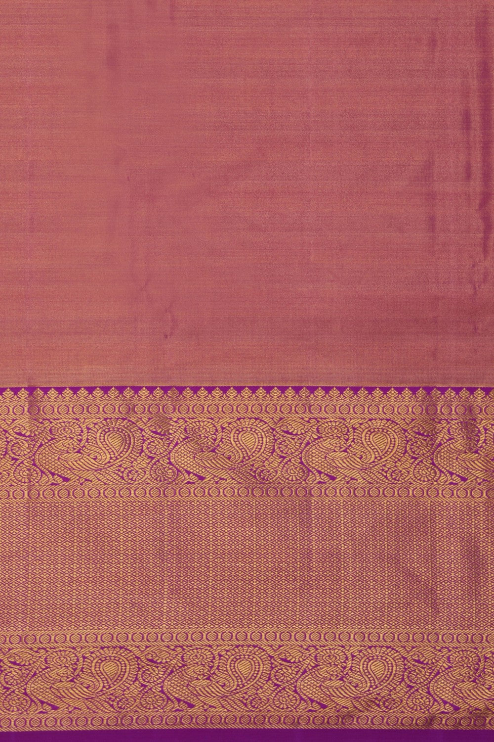 Kanchipattu Tissue Brocade Pink Saree