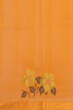 Image of Mangalgiri Embroidery Saree