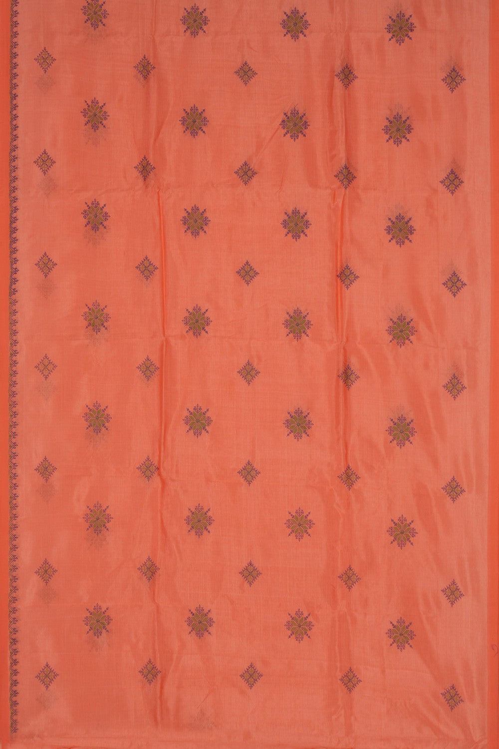 Kutchwork Mangalgiri Silk Saree