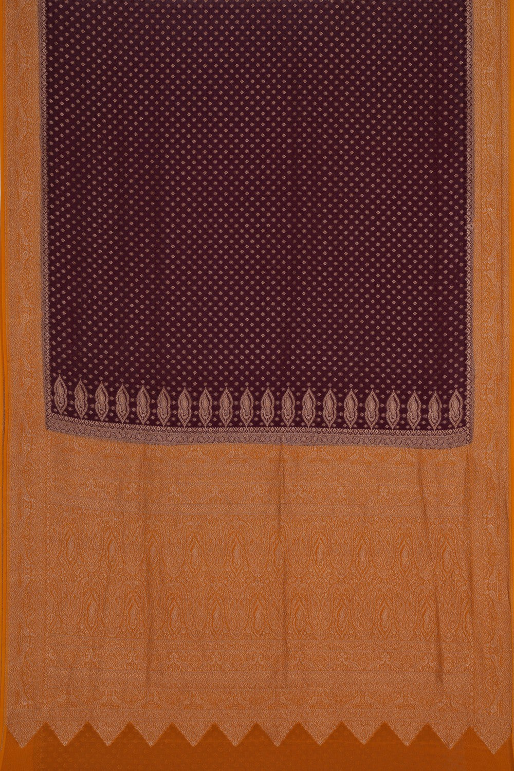 Banarasi Georgette Purple Saree