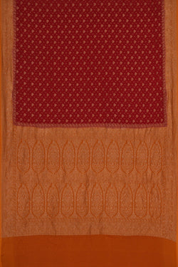 Image of Banarasi Georgette Red Saree