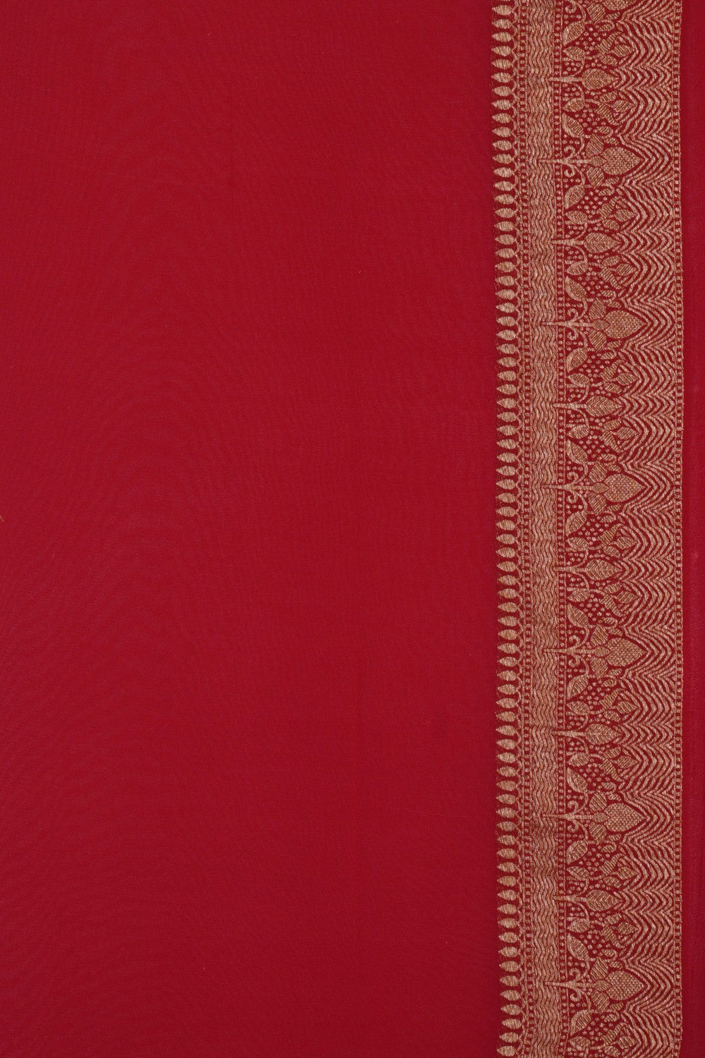 Image of Banarasi Georgette Purple Saree