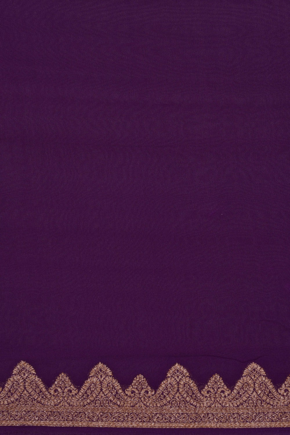 Banarasi Georgette Purple Saree