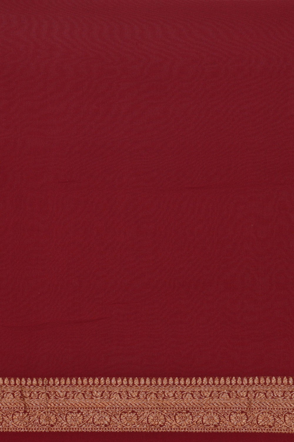 Banarasi Georgette Maroon Saree