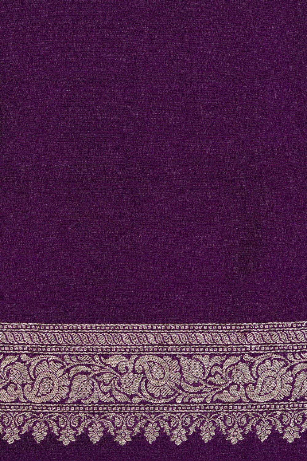 Banarasi Tussar Silk Purple Saree