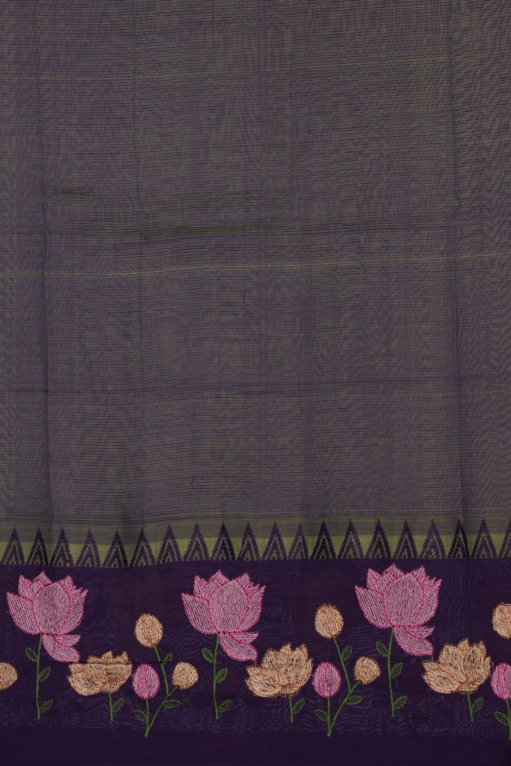 Mangalgiri embroidery saree