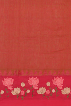 Image of Mangalgiri embroidery saree