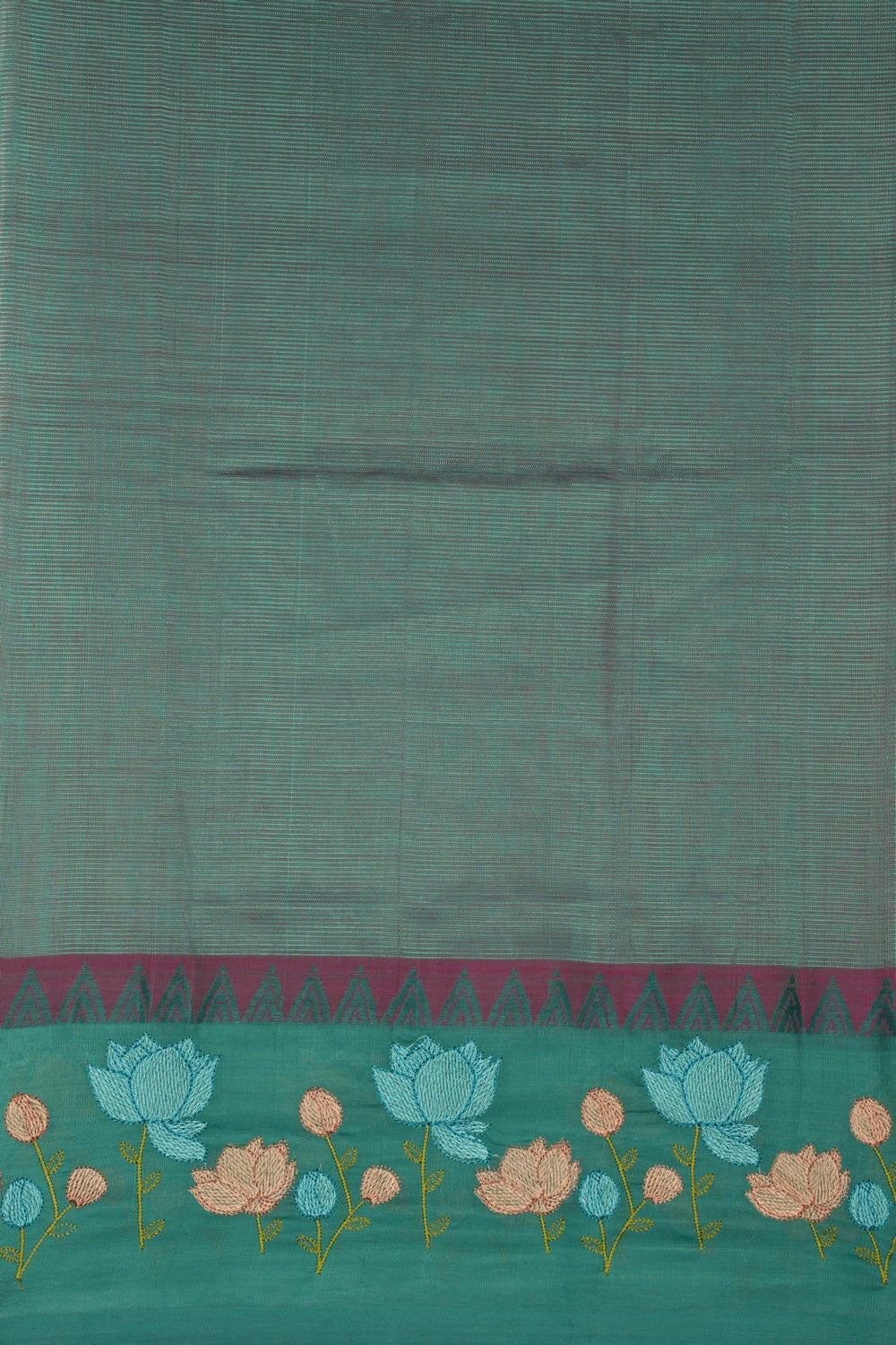 Mangalgiri embroidery saree