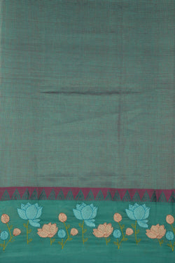 Image of Mangalgiri embroidery saree