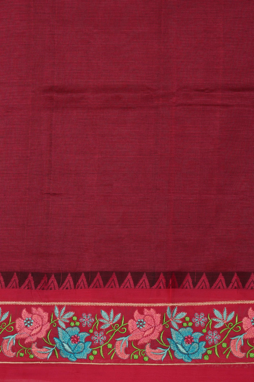 Mangalgiri embroidery saree