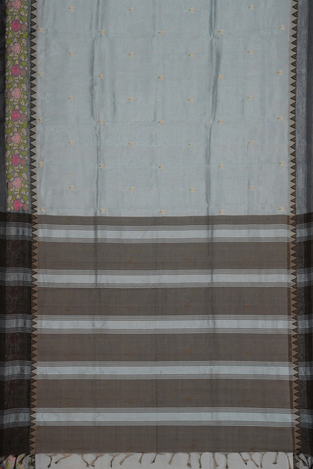 Mangalgiri embroidery saree