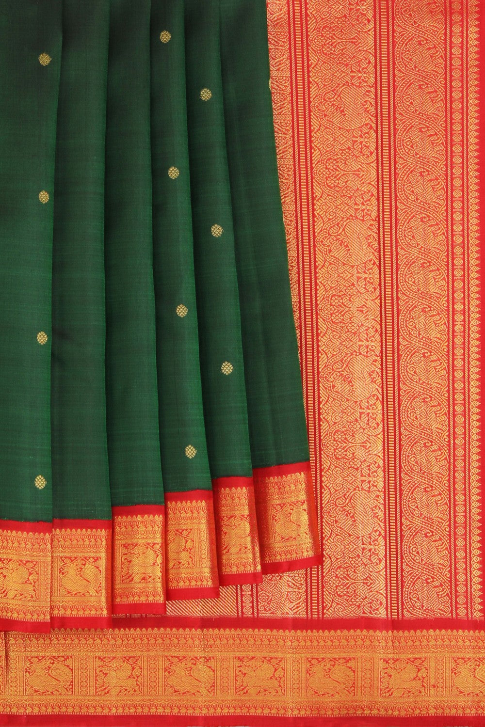 Kanchipuram Green Saree