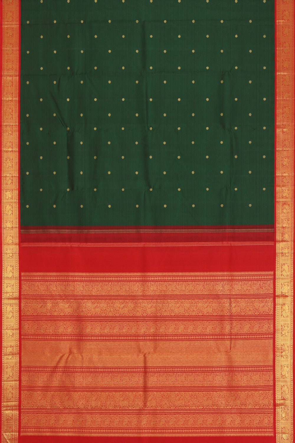 Kanchipuram Green Saree