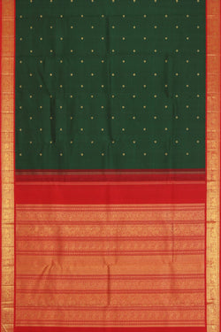 Image of Kanchipuram Green Saree