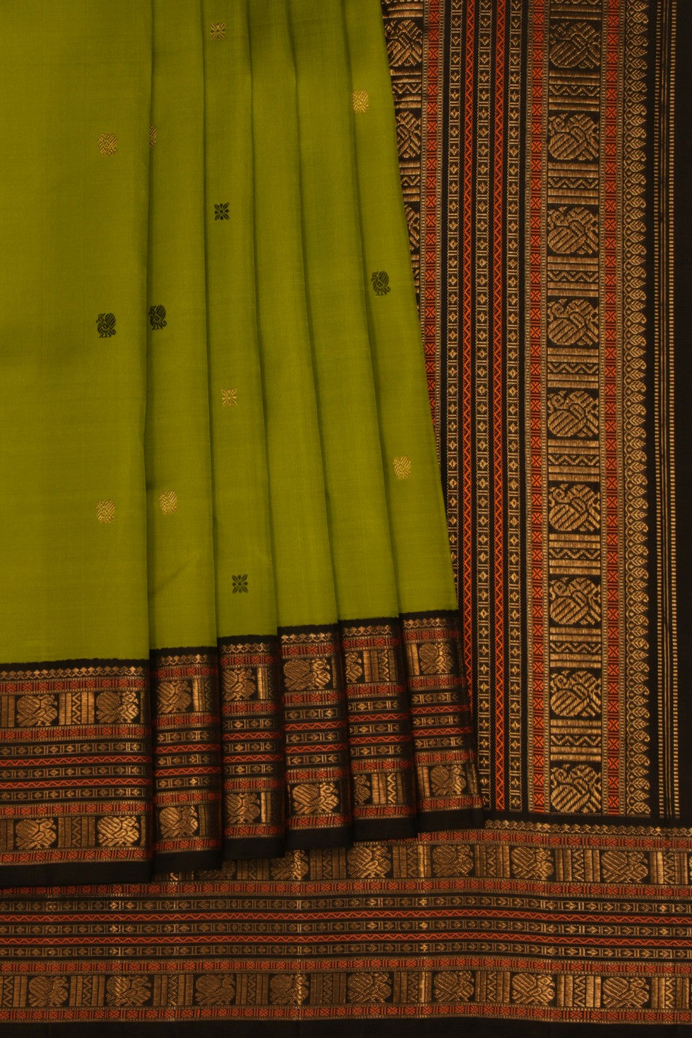 Kanchipuram Silk Green Saree