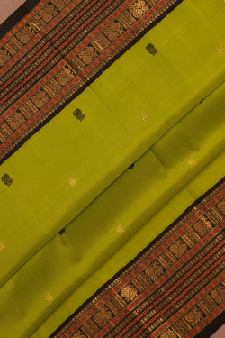 Image of Kanchipuram Silk Green Saree