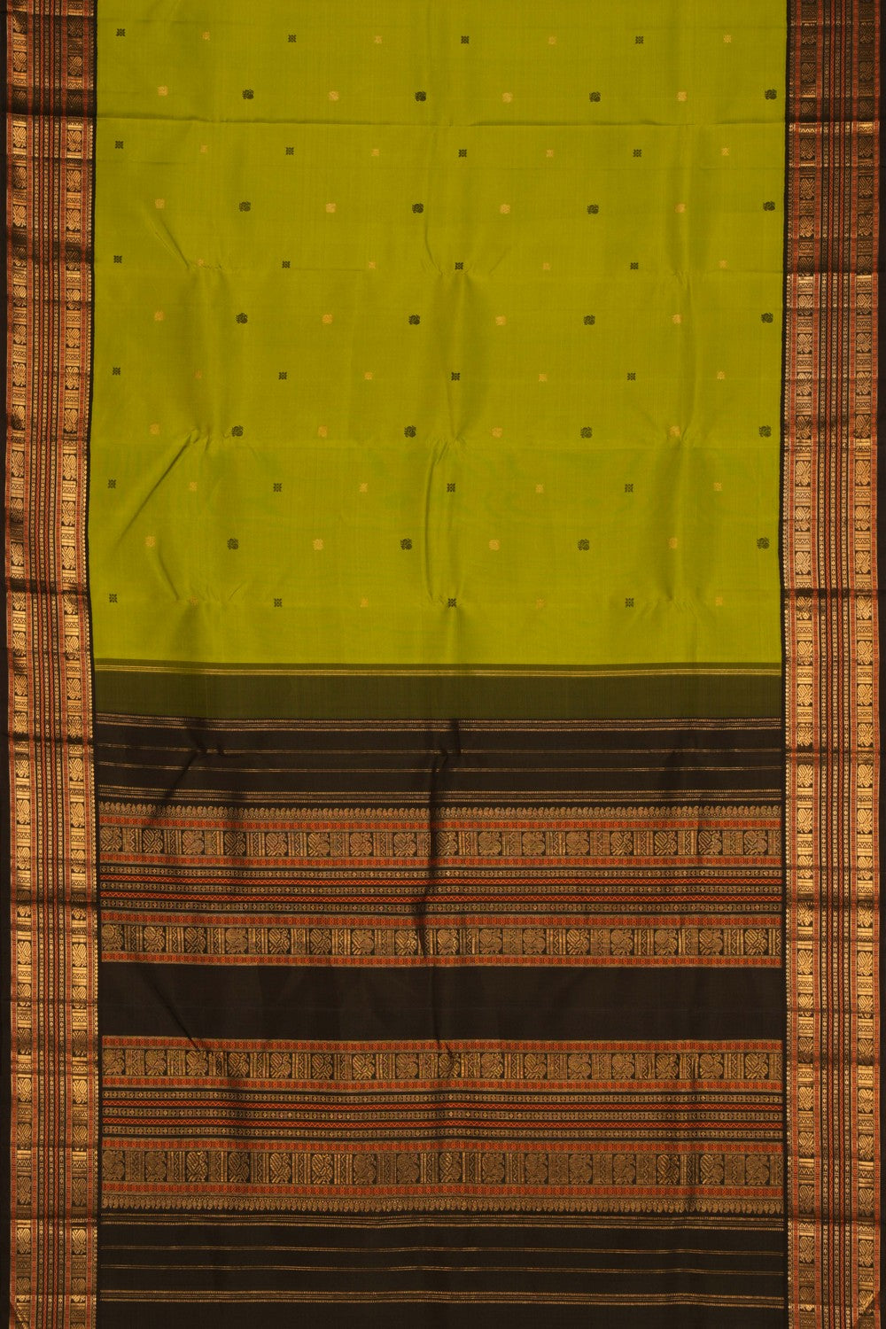 Kanchipuram Silk Green Saree