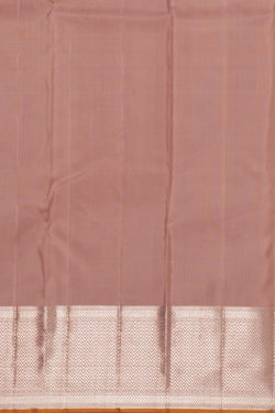 Image of Kanchipuram Silk Lavender Pink Saree