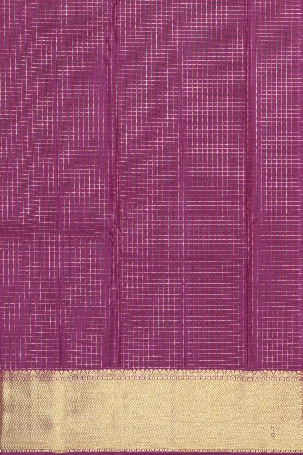 Kanchipuram Kattam Onion Pink Saree