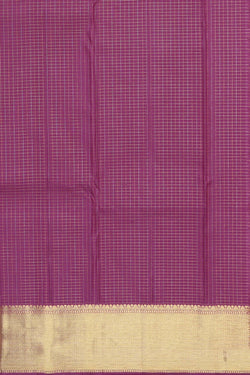 Image of Kanchipuram Kattam Onion Pink Saree