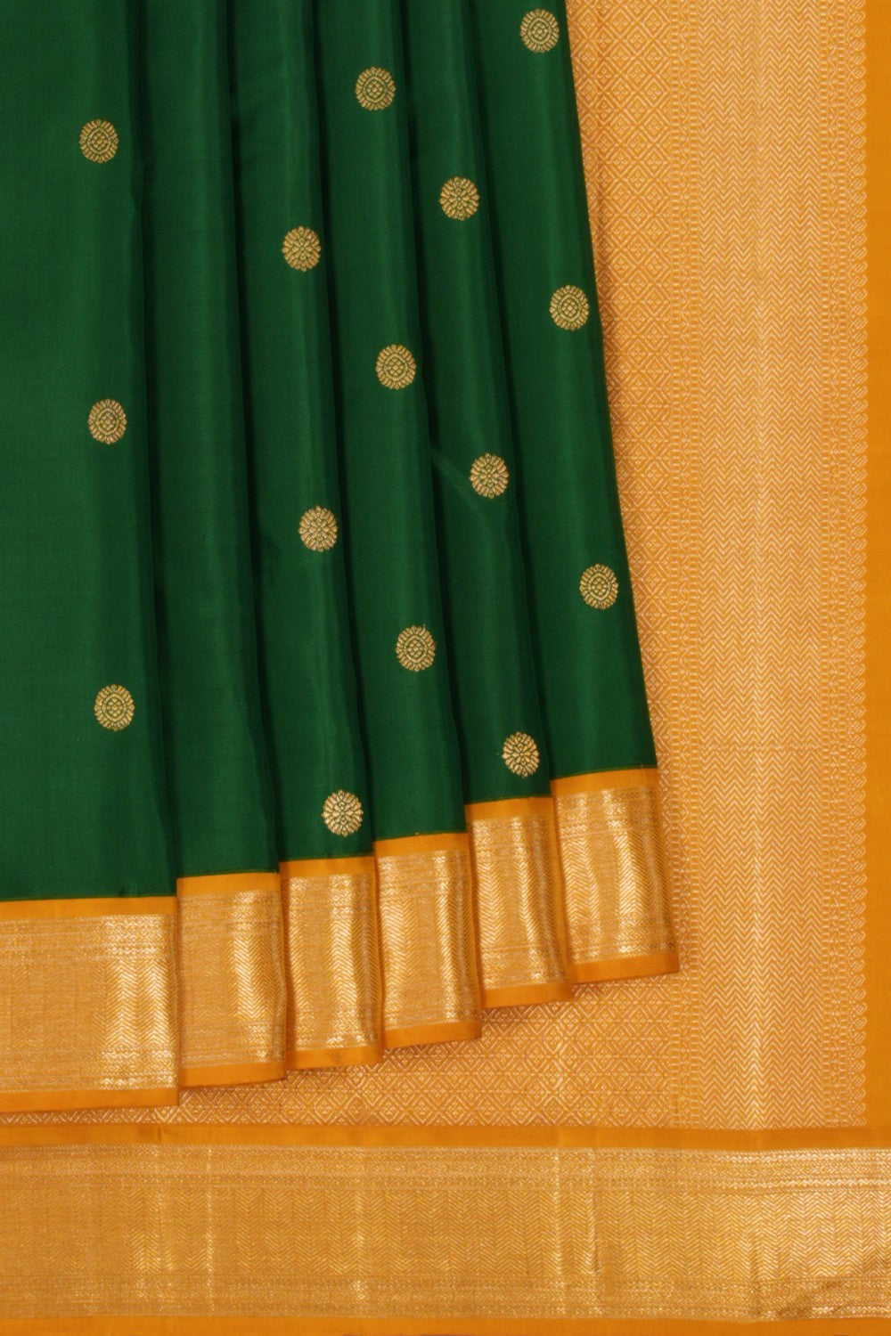 Kanchipuram Green Saree