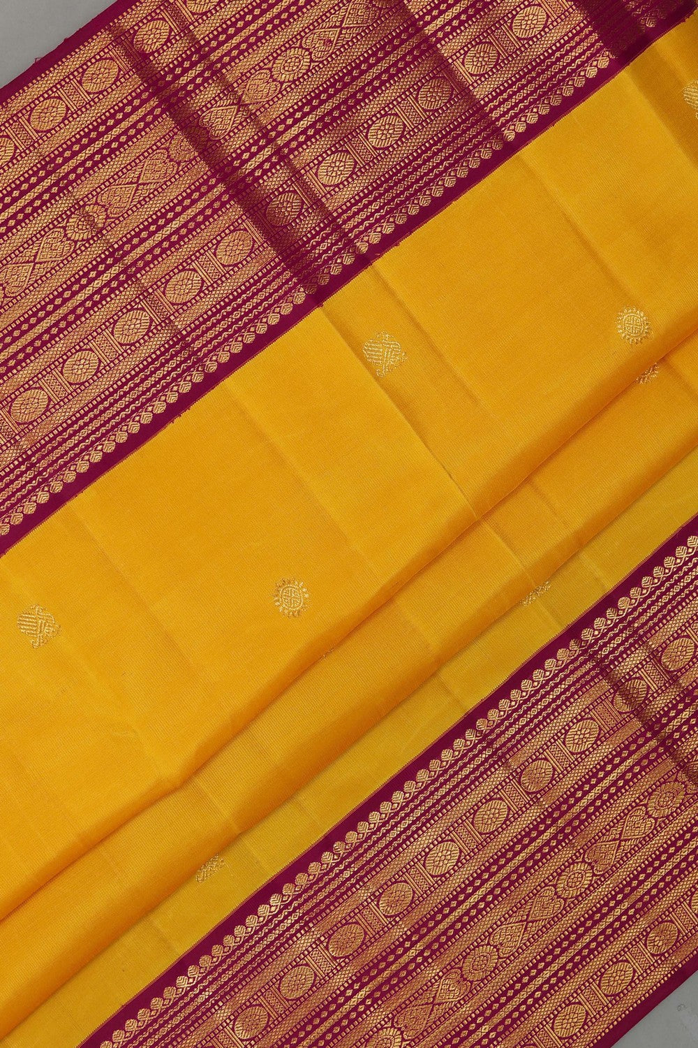 Kanchipuram Yellow Saree