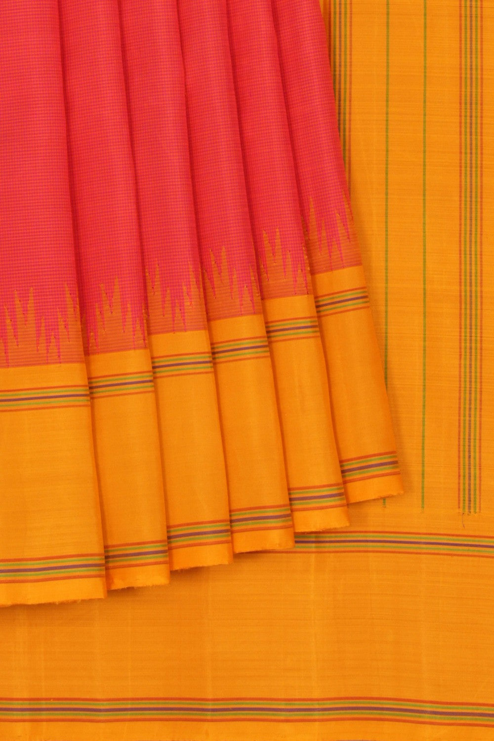 Arani Silk Pink Saree