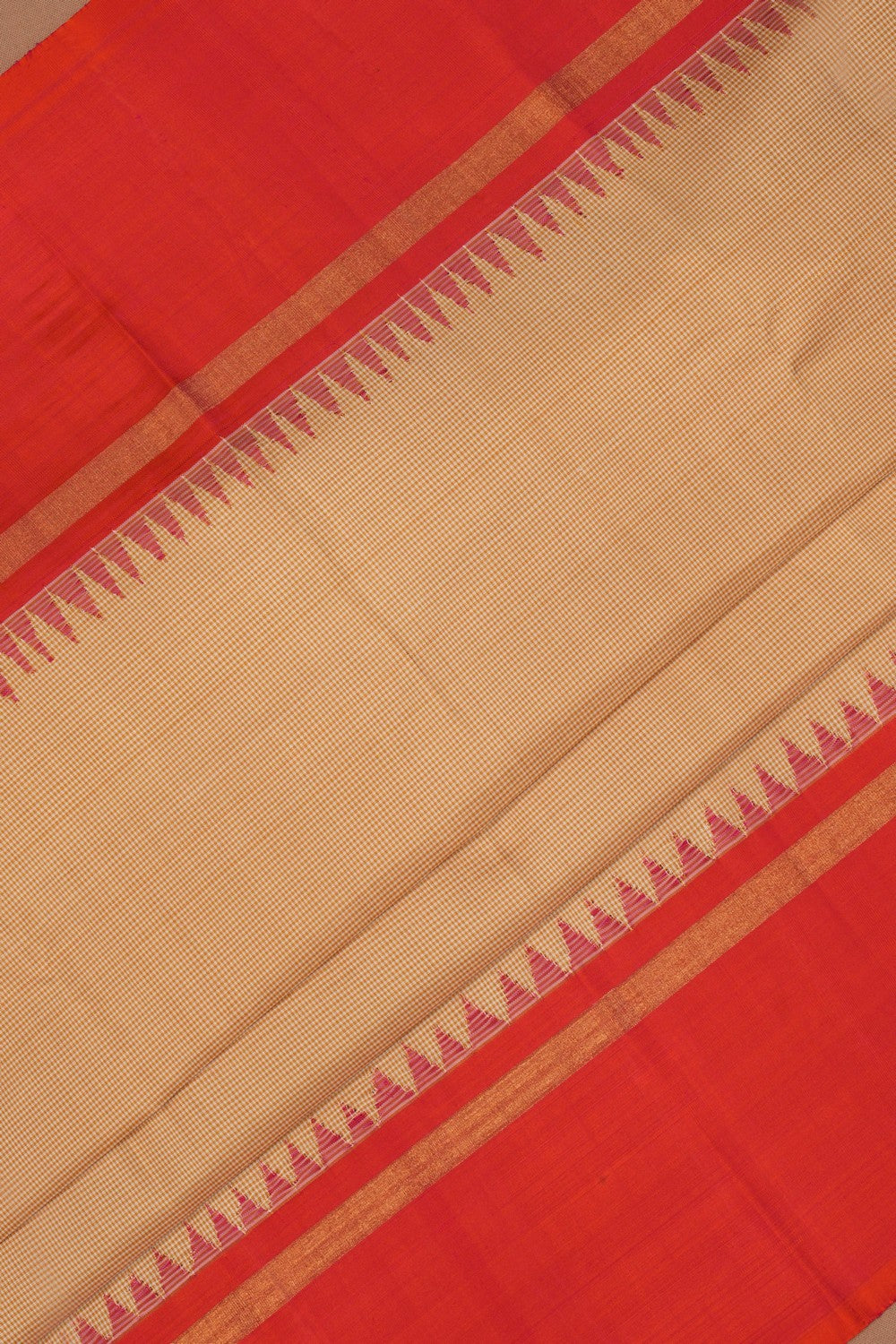 Arani Silk Beige Saree