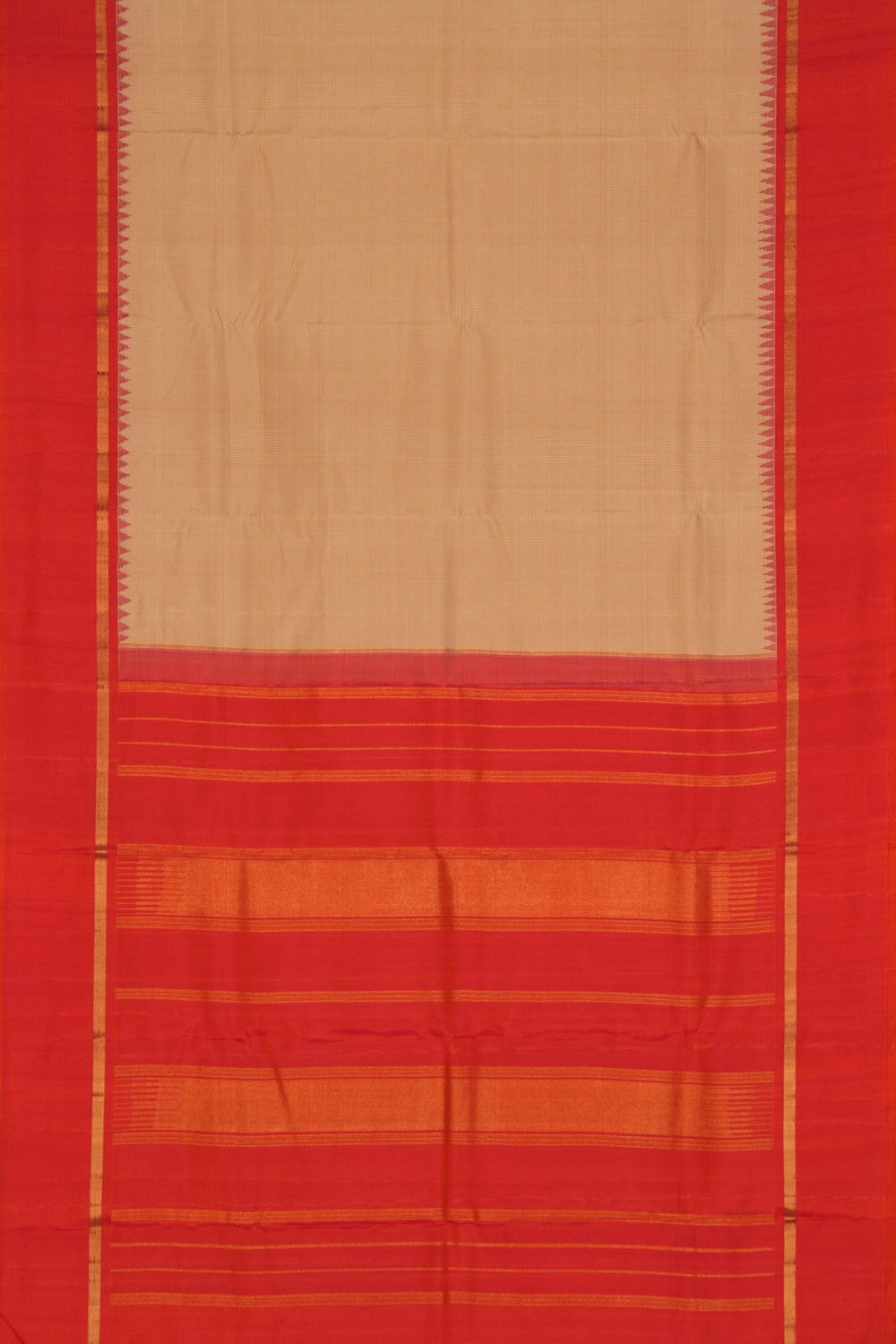 Arani Silk Beige Saree