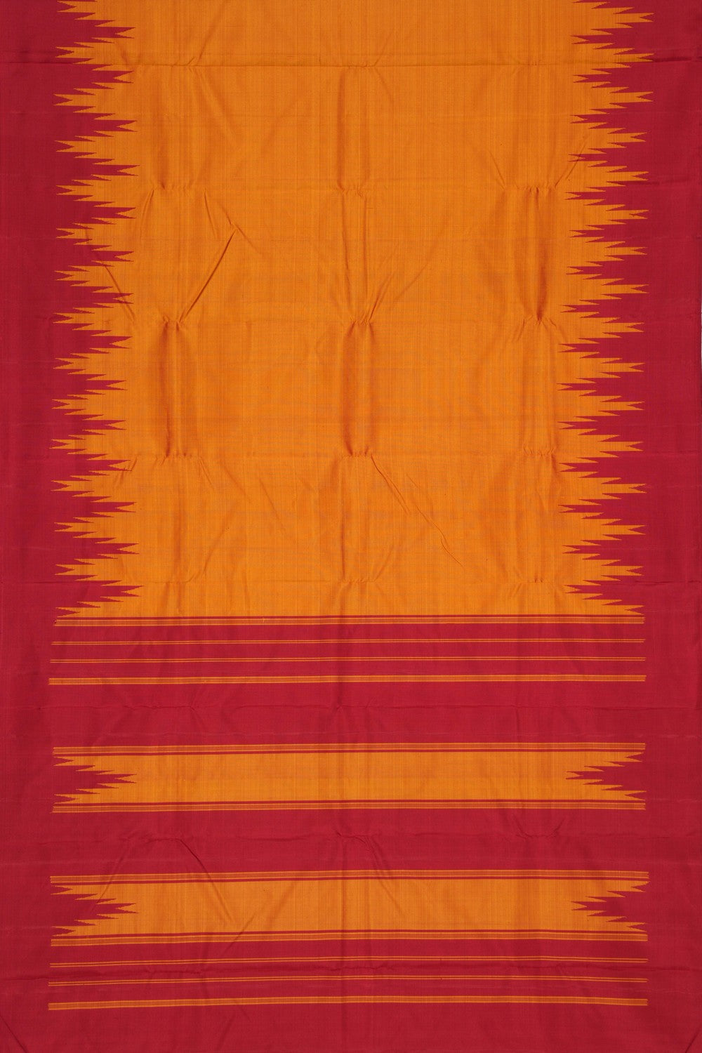 Arani Silk Mustard Saree