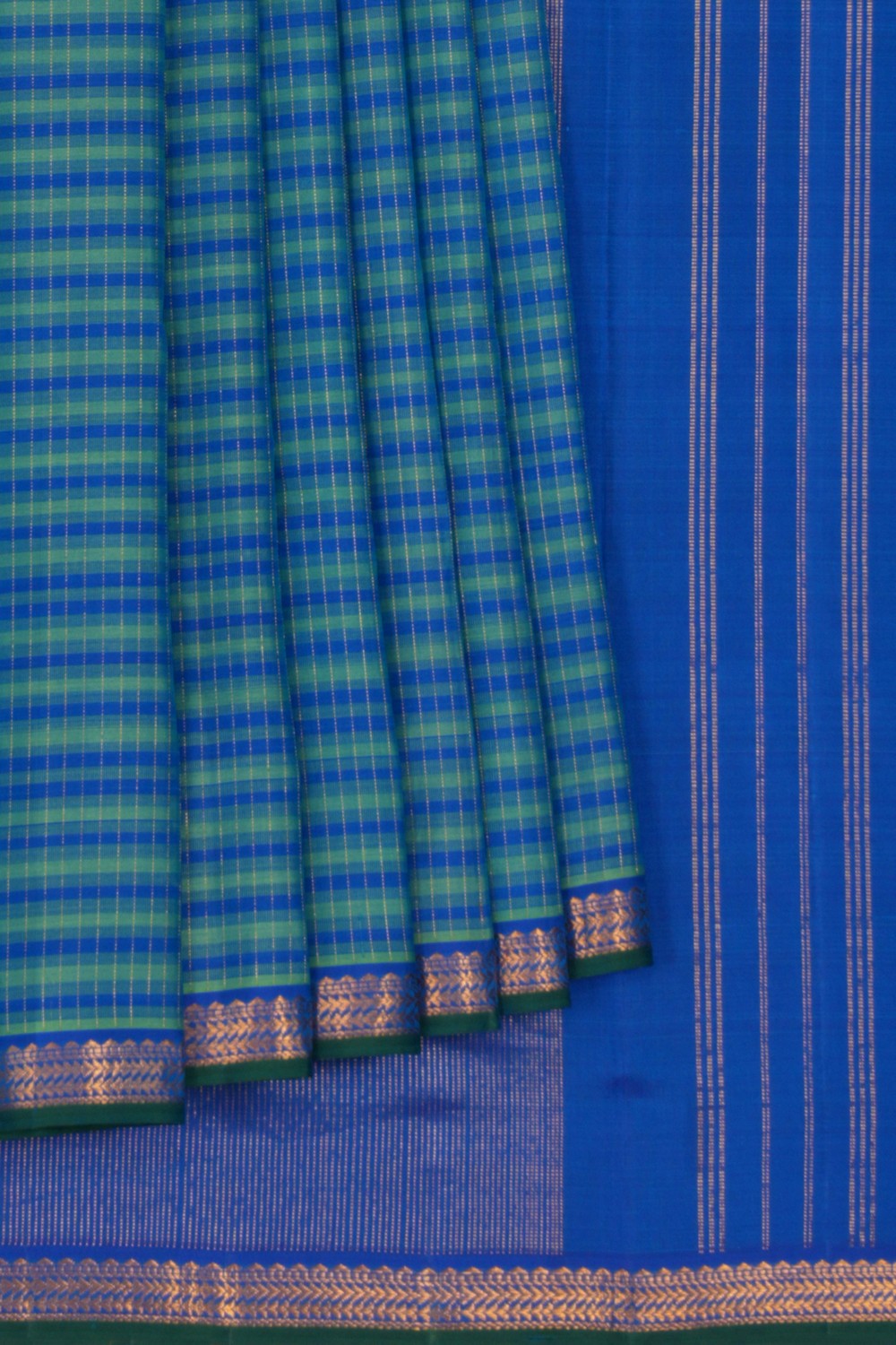 Arani Silk Blue Saree