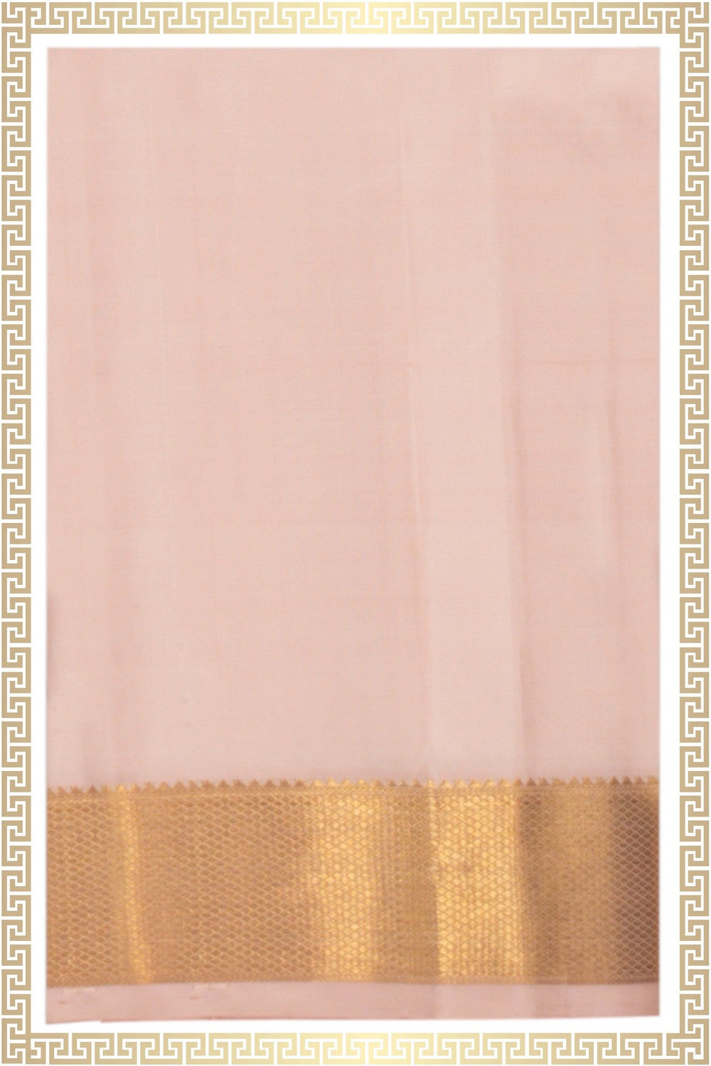 Arani Silk Pink Traditional Dhoti With Kanduva (8 X 4)