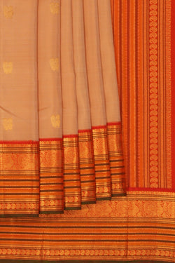 Image of Arani Silk Beige Saree