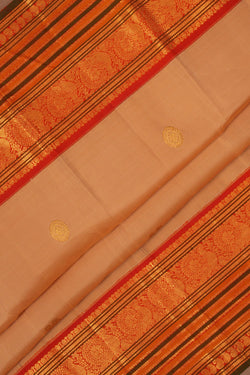 Image of Arani Silk Beige Saree