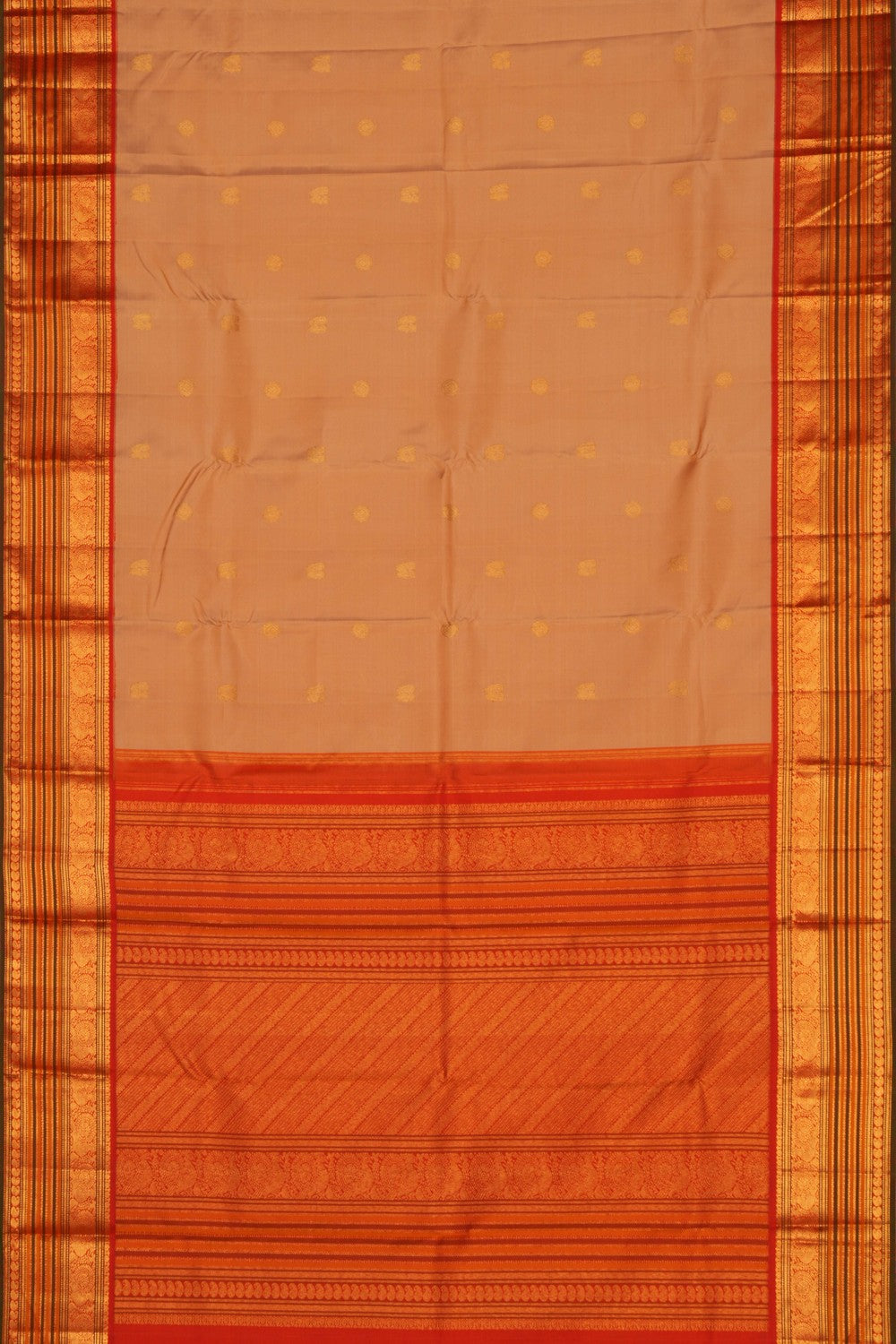 Arani Silk Beige Saree