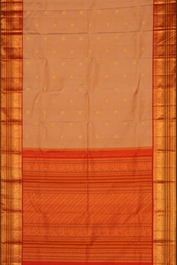 Image of Arani Silk Beige Saree