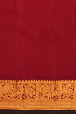 Image of Arani Silk Mustard Saree