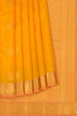 Image of Arani Silk Yellow Saree