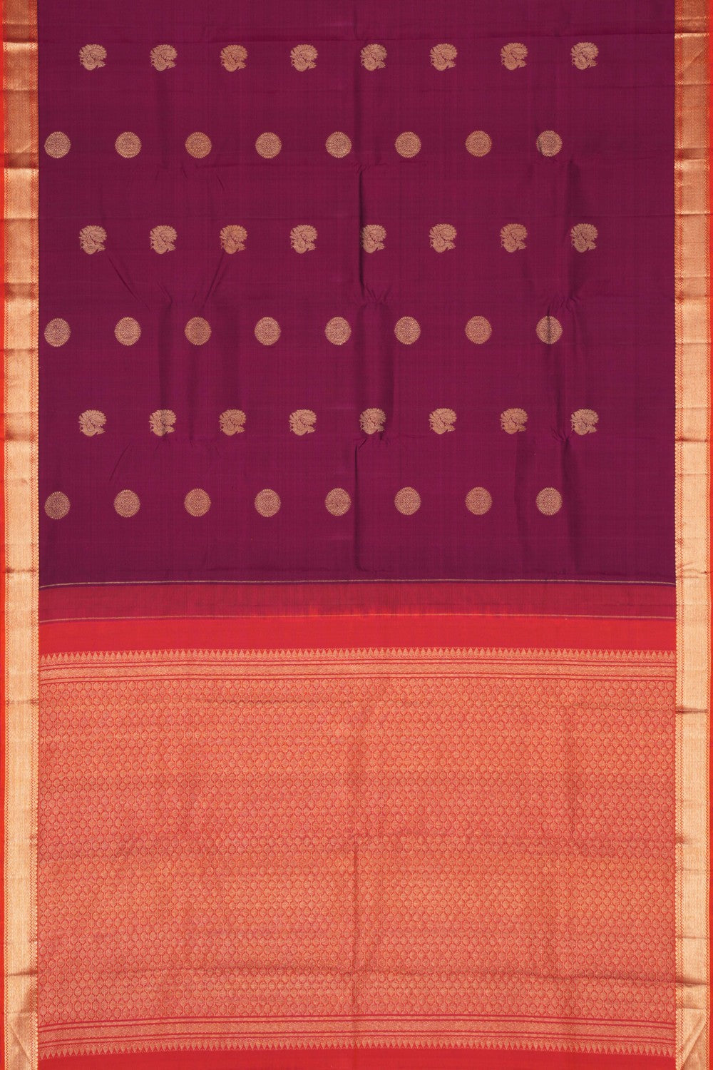 Arani Silk Violet Saree