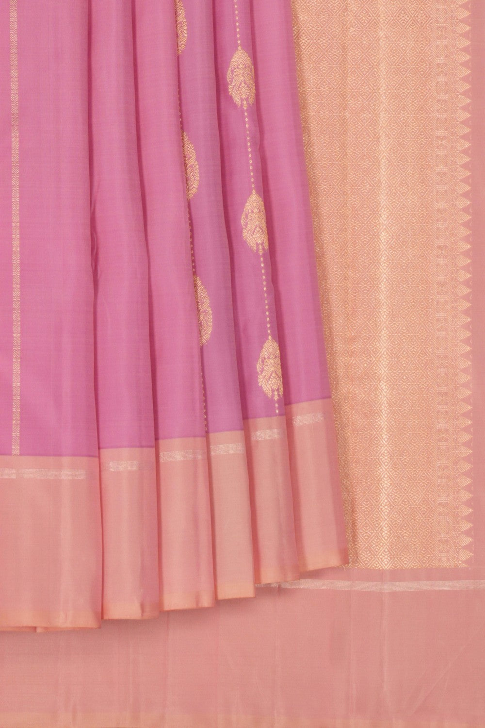 Arani Silk Lavender Purple Saree