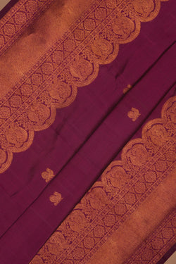 Image of Arani Silk Violet Saree