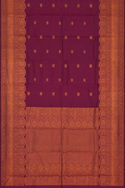 Image of Arani Silk Violet Saree