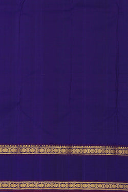 Image of Arani Silk Kattam Smoky Green Saree