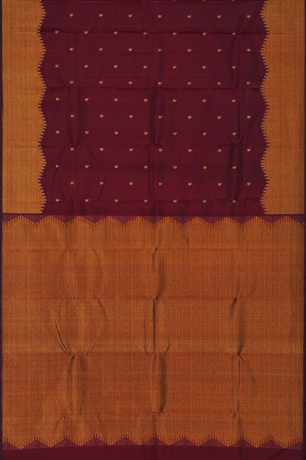 Arani Silk Maroon Saree