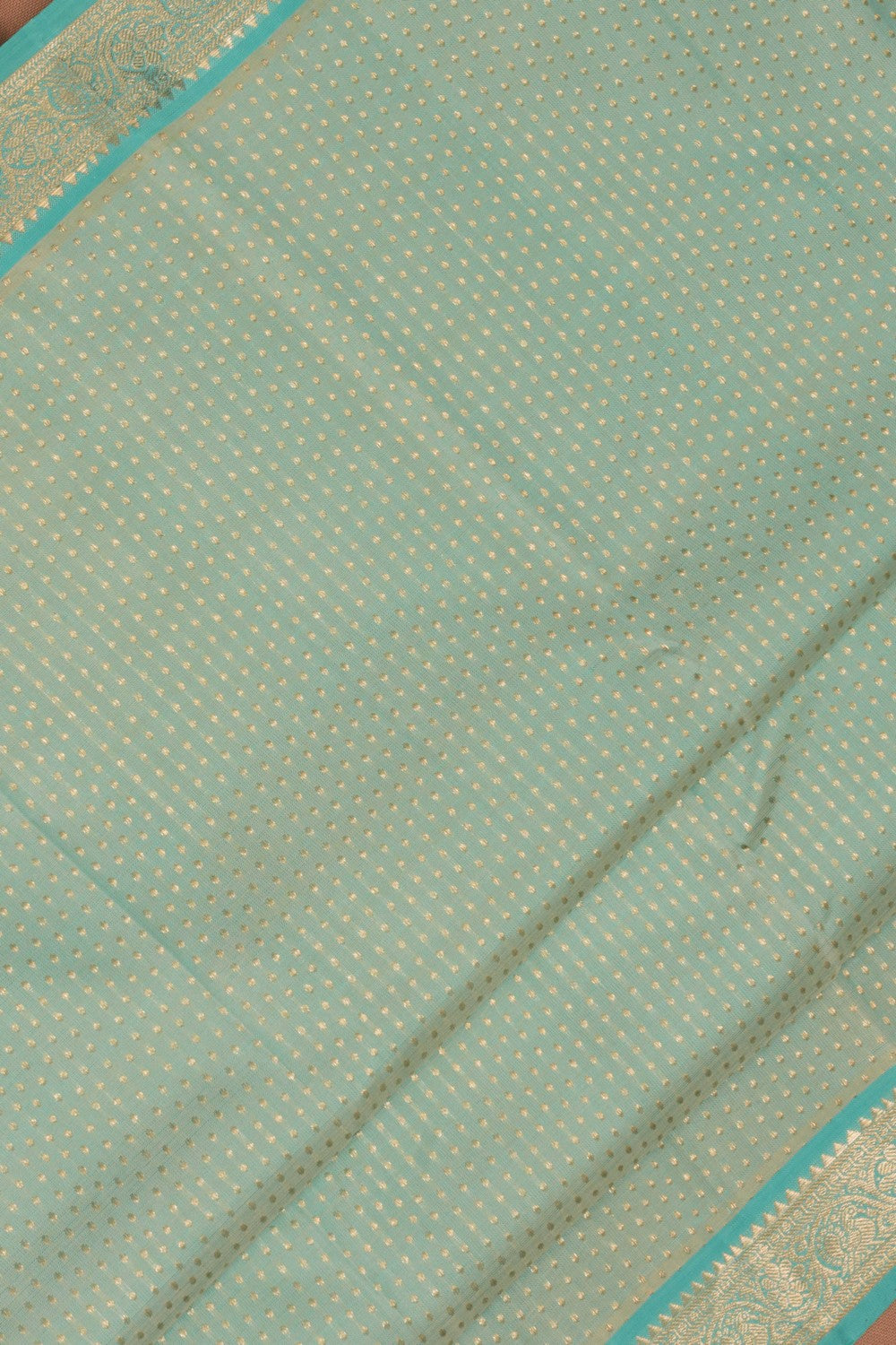 Arani Silk Aqua Blue Saree