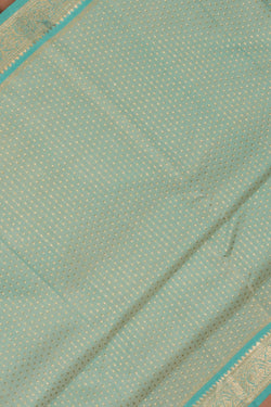 Image of Arani Silk Aqua Blue Saree