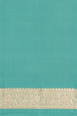 Image of Arani Silk Aqua Blue Saree