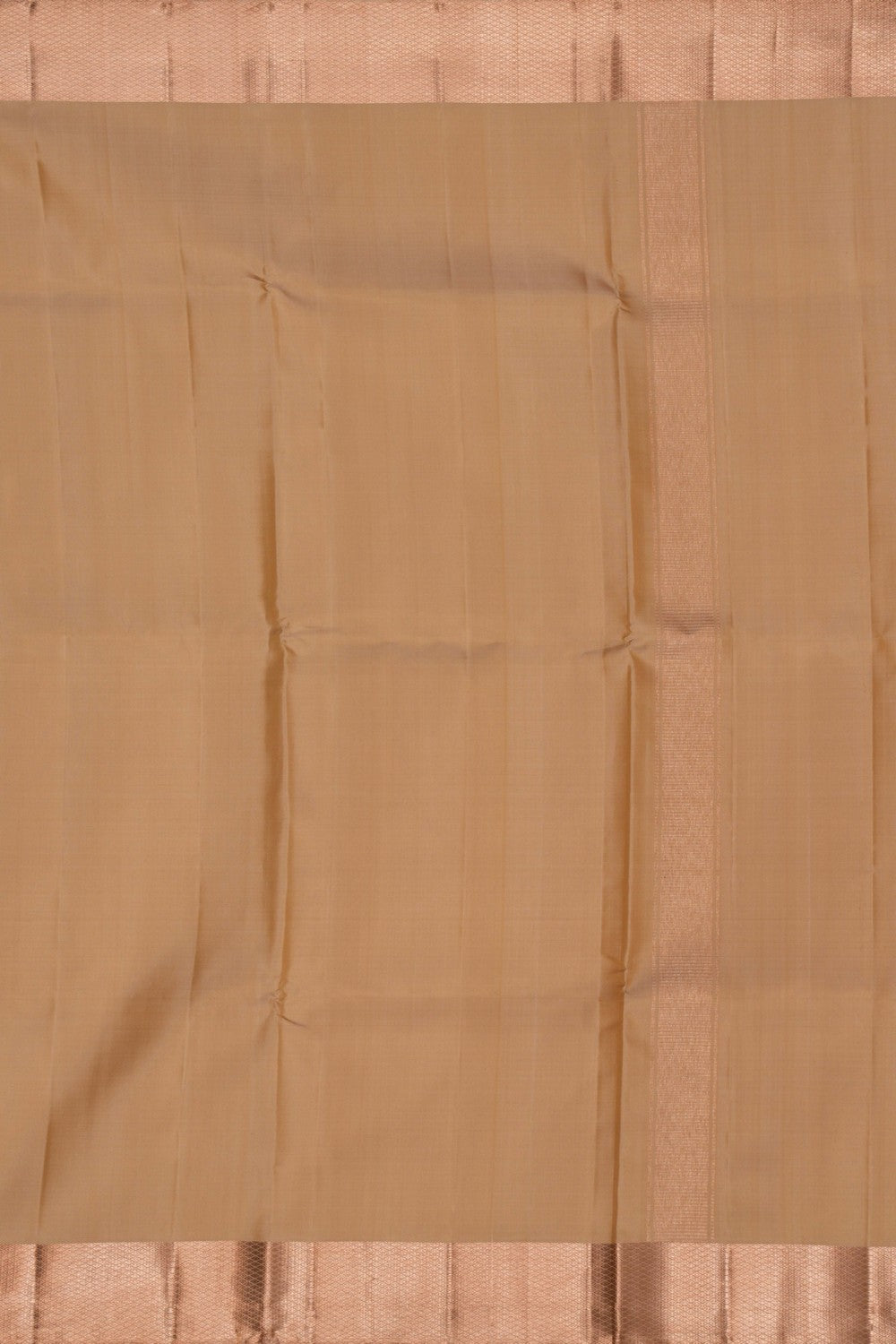Image of Kanchi Silk Beige Dhoti With Kanduva (8 X 4)