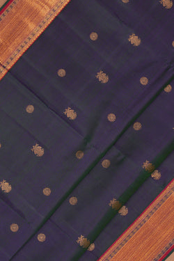 Image of Arani Silk Blue Saree