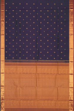 Image of Arani Silk Blue Saree